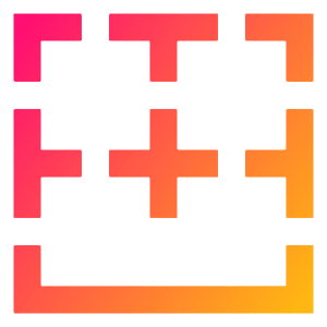 Border Bottom Icon from Sharp Gradient- Free Set