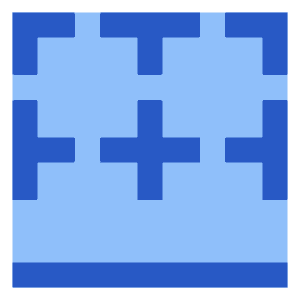 Border Bottom Icon from Sharp Flat - Free Set