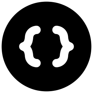 Braces Circle Icon from Core Solid - Free Set