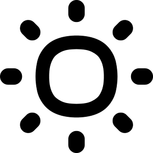 Brightness 1 Icon from Flex Remix - Free Set