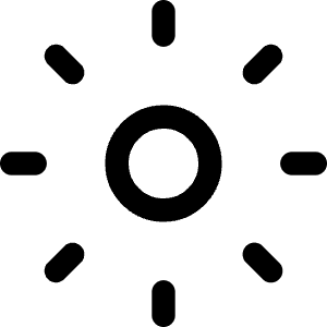 Brightness 1 Icon from Core Line - Free Set