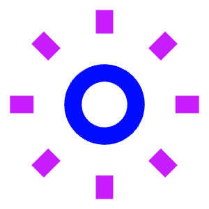 Brightness 1 Icon from Sharp Neon - Free Set