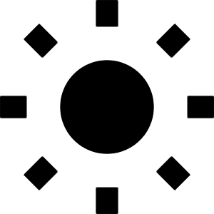 Brightness 1 Icon from Sharp Remix - Free Set