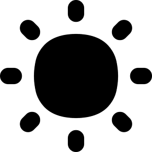 Brightness 1 Icon from Flex Solid - Free Set