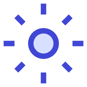 Brightness 1 Icon from Sharp Duo - Free Set