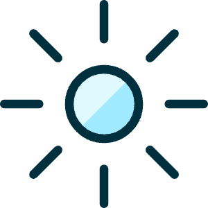 Brightness Icon from Ultimate Duotone - Free Set