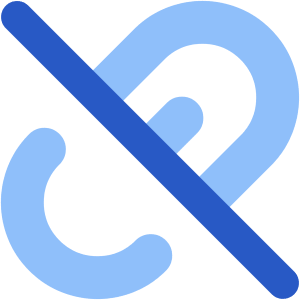 Broken Link 2 Icon from Core Flat - Free Set