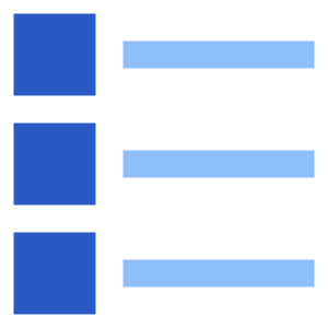 Bullet List Icon from Sharp Flat - Free Set