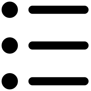 Bullet List Icon from Core Remix - Free Set