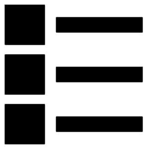 Bullet List Icon from Sharp Remix - Free Set