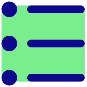 Bullet List Icon from Core Pop - Free Set