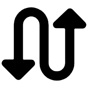 Button Zigzag 1 Icon from Ultimate Bold - Free Set