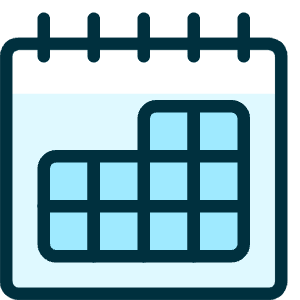 Calendar 1 Icon from Ultimate Duotone - Free Set