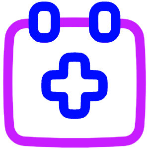 Calendar Add Icon from Plump Neon - Free Set