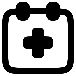 Calendar Add Icon from Plump Remix - Free Set