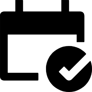 Calendar Check 1 Icon from Nova Solid - Free Set