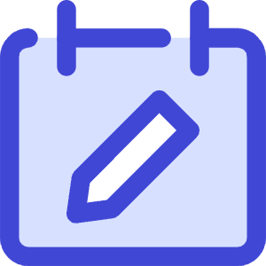 Calendar Edit Icon from Core Duo - Free Set