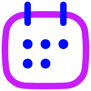 Calendar Mark Icon from Flex Neon - Free Set