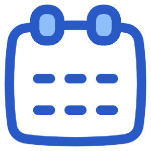 Calendar Mark Icon from Plump Duo - Free Set