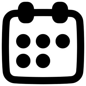 Calendar Mark Icon from Plump Remix - Free Set