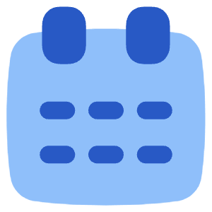 Calendar Mark Icon from Plump Flat - Free Set