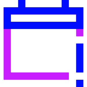 Calendar Warning Icon from Sharp Neon - Free Set