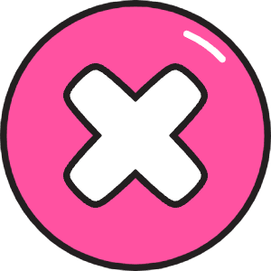 Cancel 2 Icon from Stickies Colors - Free Set