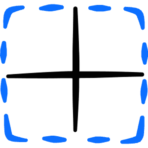 Cell Formating Border Horizontal Vertical Icon from Freehand Duotone - Free Set