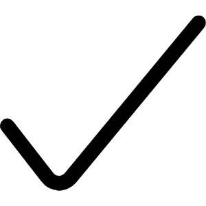 Check Icon from Core Line - Free Set