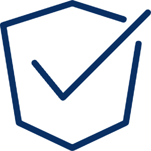 Check Shield Icon from Cyber Line - Free Set