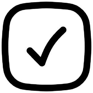 Check Square Icon from Flex Line - Free Set