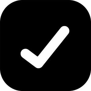 Check Square Icon from Core Solid - Free Set