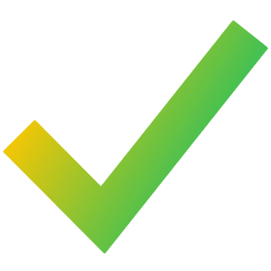Check Icon from Sharp Gradient- Free Set