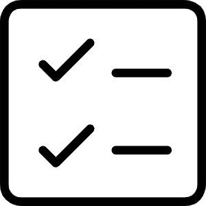 Checklist Icon from Ultimate Light - Free Set