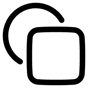 Circle And Square Shape Icon from Plump Line - Free Set