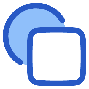 Circle And Square Shape Icon from Plump Duo - Free Set