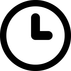 Circle Clock Icon from Core Remix - Free Set