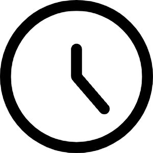 Circle Clock Icon from Core Line - Free Set