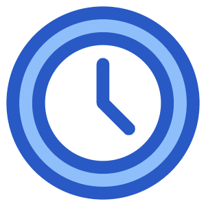 Circle Clock Icon from Plump Duo - Free Set