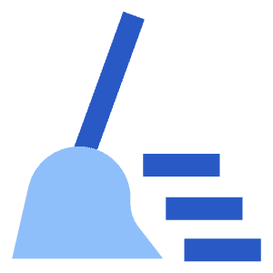 Clean Broom Wipe Icon from Sharp Flat - Free Set