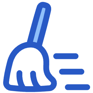 Clean Broom Wipe Icon from Plump Duo - Free Set