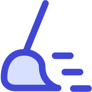 Clean Broom Wipe Icon from Flex Duo - Free Set