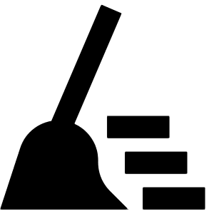 Clean Broom Wipe Icon from Sharp Remix - Free Set