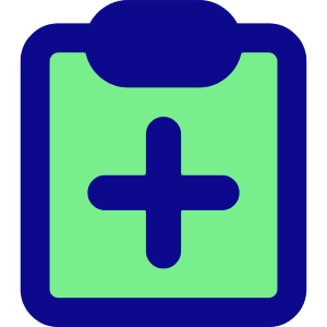 Clipboard Add Icon from Core Pop - Free Set