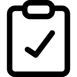 Clipboard Check Icon from Core Line - Free Set