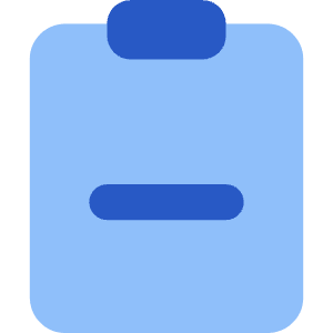 Clipboard Remove Icon from Core Flat - Free Set