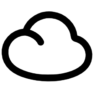 Cloud Icon from Flex Line - Free Set