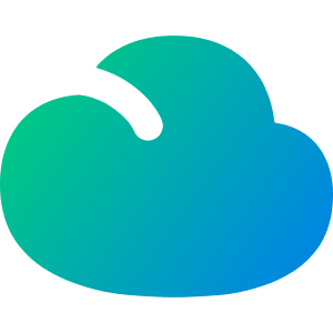 Cloud Icon from Flex Gradient - Free Set