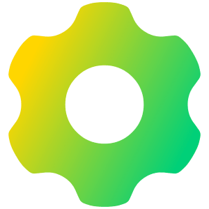 Cog 1 Icon from Plump Gradient - Free Set