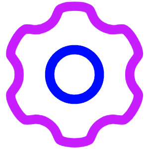Cog 1 Icon from Plump Neon - Free Set